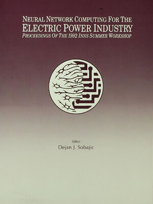 cover image of Neural Network Computing for the Electric Power Industry
